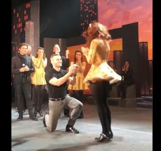 WATCH: Riverdance star gets surprise on-stage proposal in London