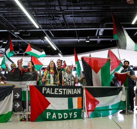 Palestinian national football team gets Céad Míle Fáilte ahead of Dublin friendly
