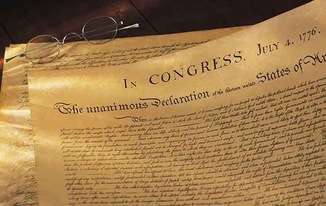 The eight Irish, three born in Ireland, who signed the Declaration of Independence.
