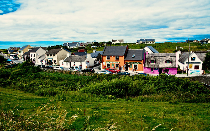 "I’m so glad that I live in a village...": The beautiful, colorful village of Doolin.