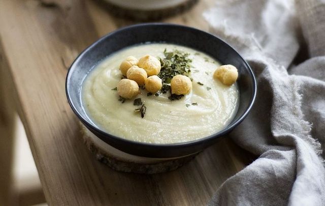 Cauliflower soup. 