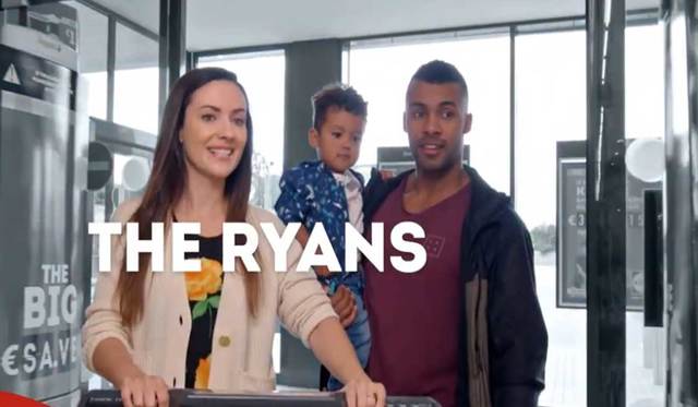 The Ryan Family featured in advert by Lidl.