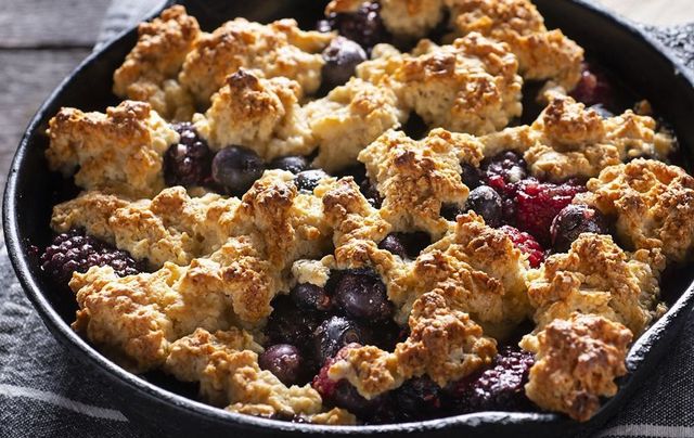 Irish blackberry cobbler.