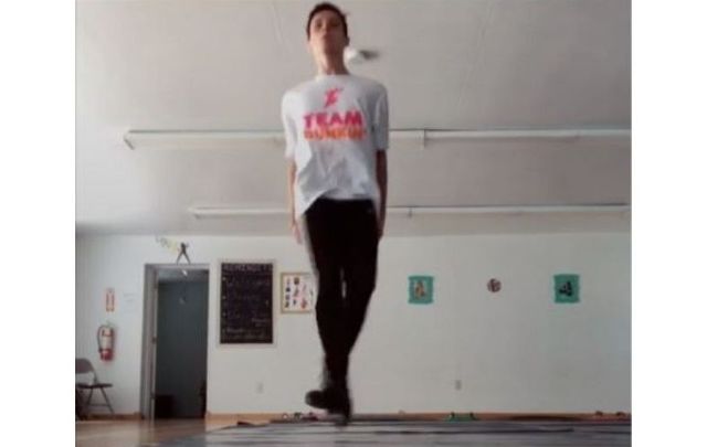 Champion Irish dancer Owen Luebbers\'s \"accurate\" practice video goes viral.