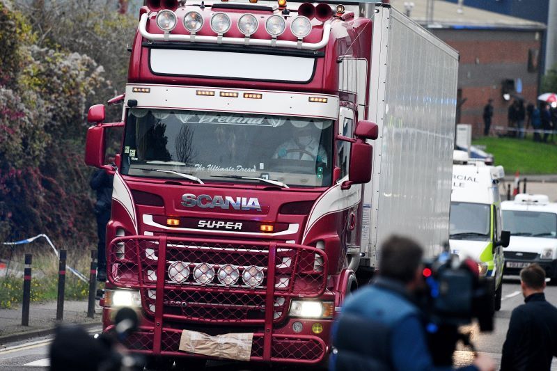 Mo Robinson's scania truck.