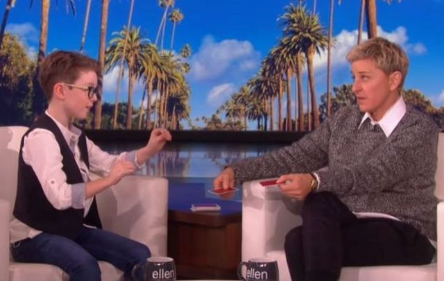 Irish kid magician Aidan McCann had some tricks up his sleeve for Ellen DeGeneres.