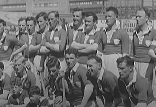 In 1936, the Limerick GAA hurlers took on a New York team at Yankee Stadium.