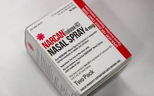 Narcan nasal spray.