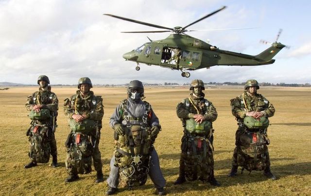 Irish Army Rangers Wing of the Irish Defence Forces, pictured here in 2010.