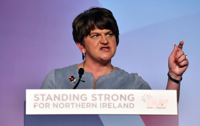 Democratic Unionist Party leader Arlene Foster.