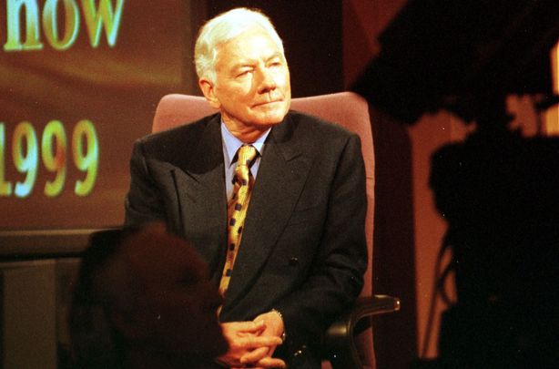 The late great, Late Late Show host, Gay Byrne.