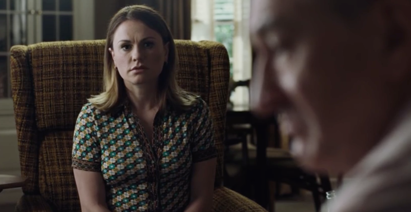 Why does the lead actress in "The Irishman" only get a single line?