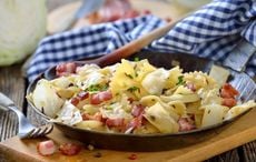 This bacon and cabbage pasta recipe is the perfect Irish - Italian fusion