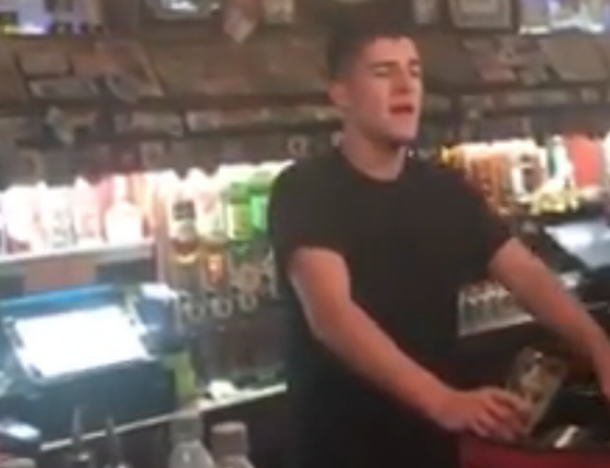 WATCH: Irish barman singing "The Rare Auld Times" will make your day