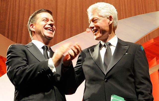 Declan Kelly with Bill Clinton. 