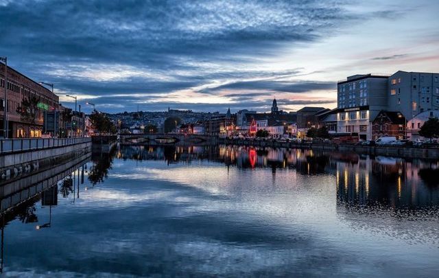 The River Lee, in Cork city.