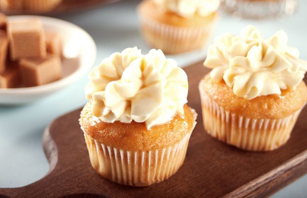 Toffee apple cupcakes.