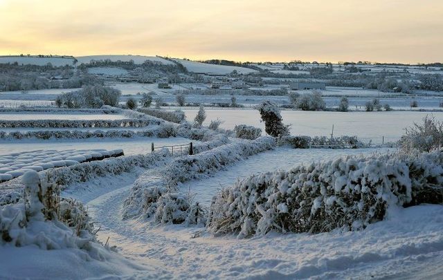 A snowy Christmas Day in Letterkenny, Co Donegal in 2010.