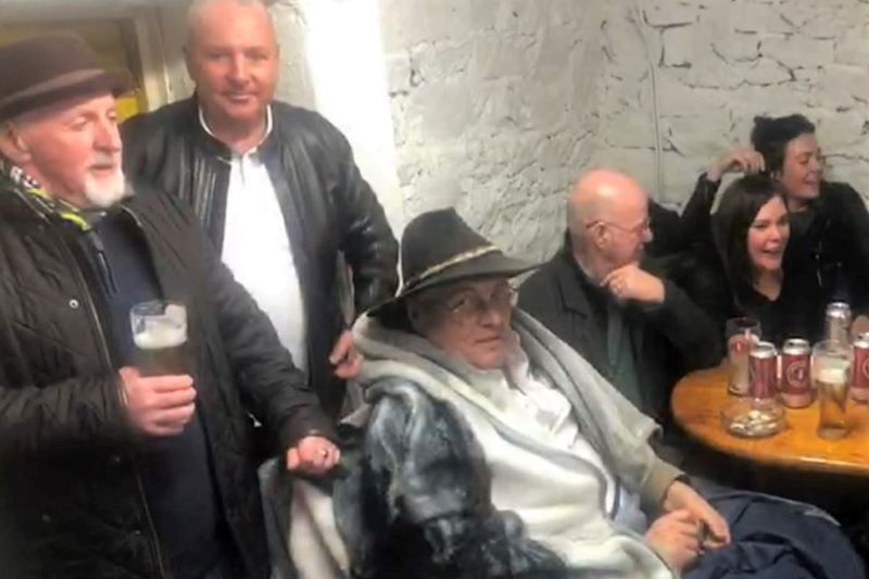 WATCH: Co Armagh man dying of cancer attends his own Irish wake