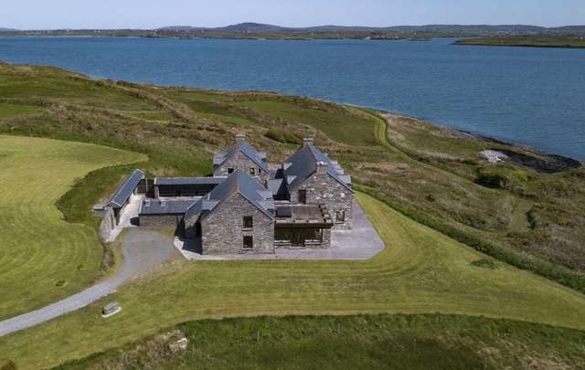 The main house on Horse Island, West Cork. 