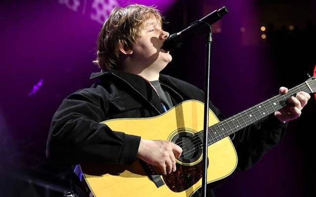 Singer-songwriter Lewis Capaldi.