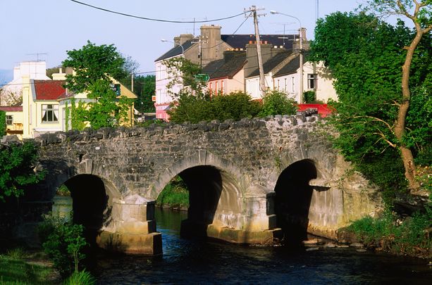 The town of Oughterard, in Galway.