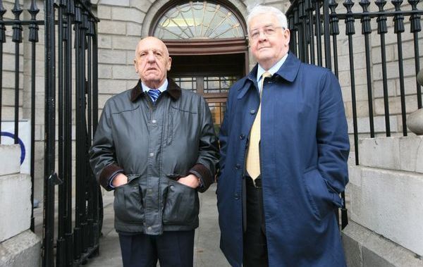 Kevin Hannaway and Francis McGuigan, two of the hooded men.