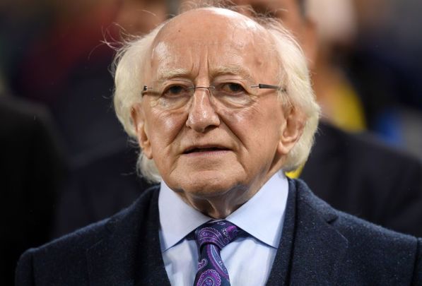 Irish President Michael D. Higgins. 