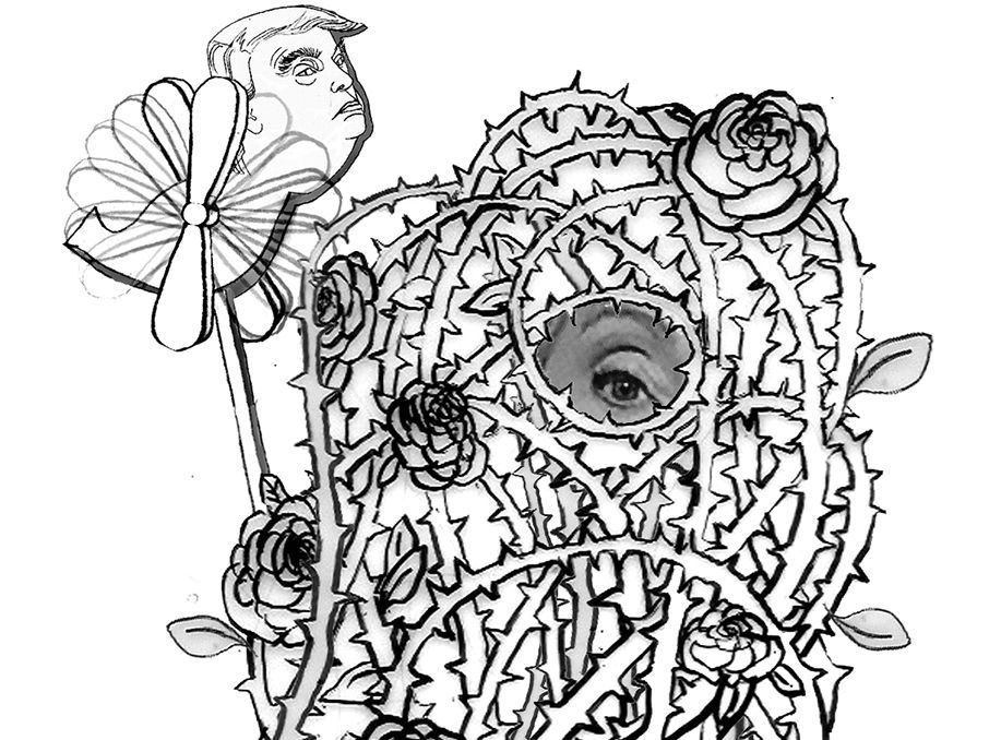 Update on my Trump and Hillary whirligigs