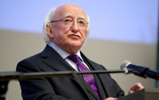 Irish President Michael D. Higgins. 