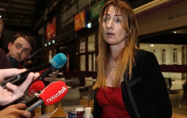Dublin politician and Member of the European Parliament Clare Daly.