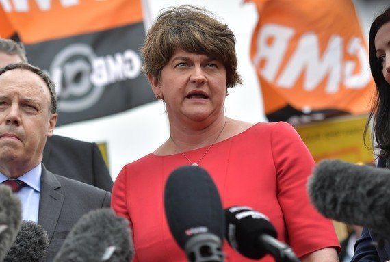 Democratic Unionist Party (DUP) leader Arlene Foster.