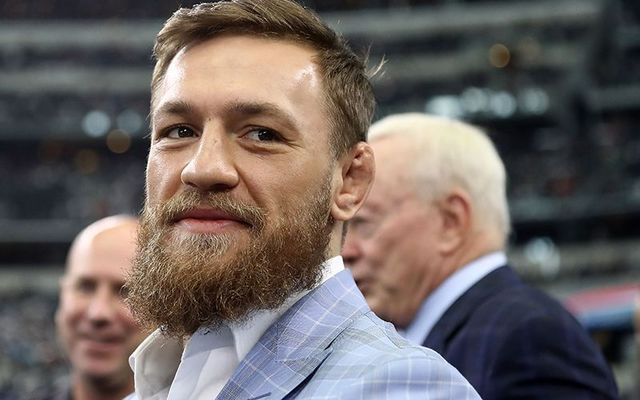 Conor McGregor photographed at the 2019 Super Bowl.