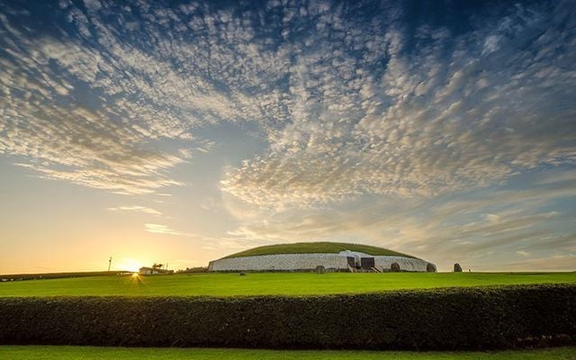 The Neolithic tomb of Newgrange, in the Boyne Valley, County Meath. 