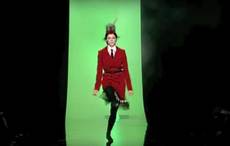 Coco Rocha Irish dances at Jean Paul Gaultier’s final runway show
