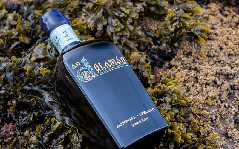 This gin distilled in Donegal is flavored with seaweed