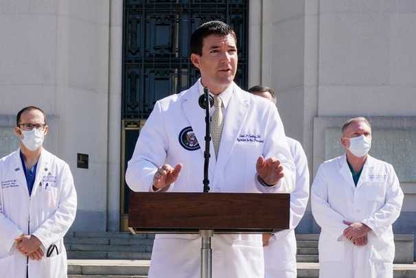 White House physician Sean Conley.