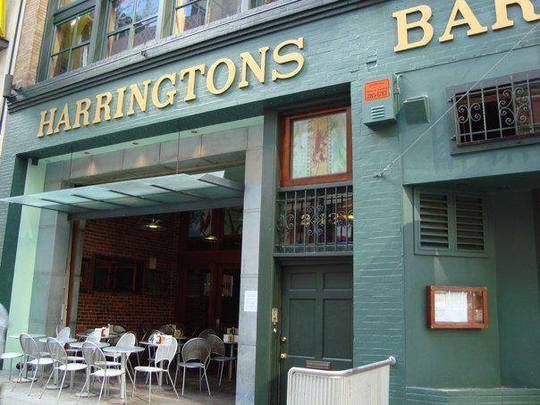 Harrington\'s Bar and Grill is the latest victim of the COVID-19 pandemic. 