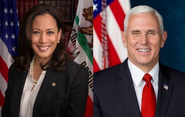 Senator Kamala Harris and Vice President Mike Pence meet in their first debate on October 7.