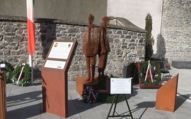 A memorial to 14-year-old Thomas Joseph Woodgate in Kilkenny. 