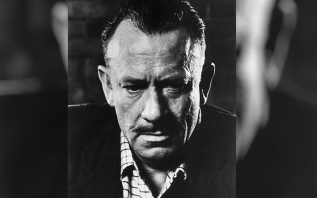 John Steinbeck, the author of novels such as Of Mice and Men, The Grapes of Wrath, and East of Eden.