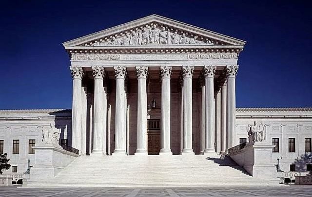 The Supreme Court building in Washington, DC.