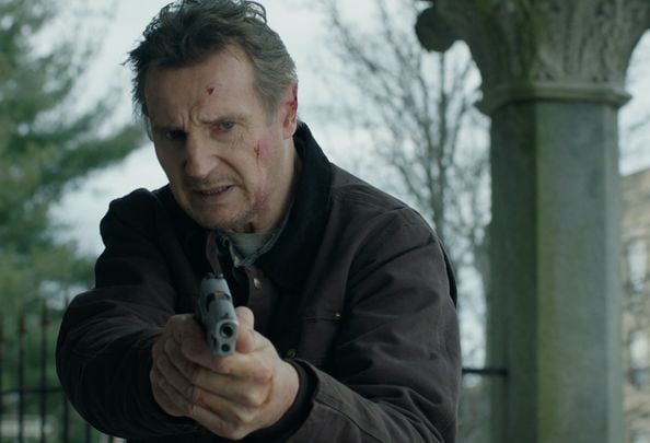 Liam Neeson in the \"Honest Thief.\" 