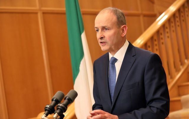 October 19, 2020\" Taoiseach  Micheál Martin addresses Ireland.