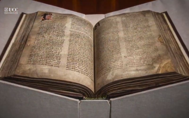 Historic Medieval manuscript donated to University College Cork