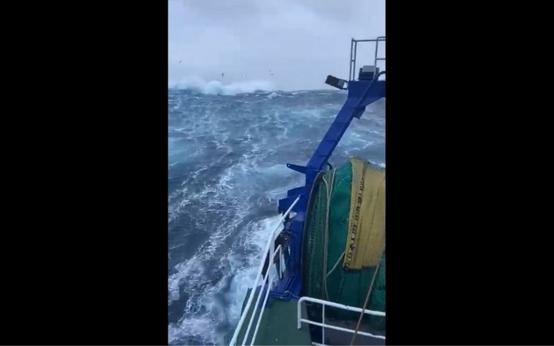 Watch: Colossal waves off Irish coast captured by fisherman during Storm Aiden