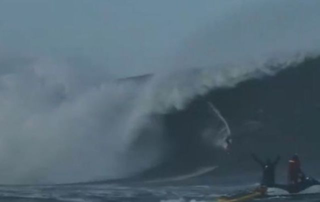 Waves reached up to 60 feet in Mullaghmore in October. 