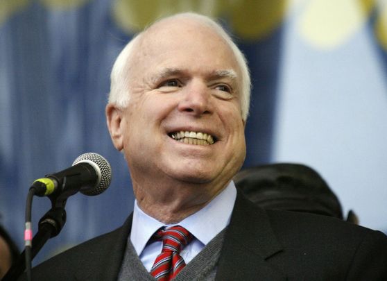 The late Republican Congressman John McCain. 
