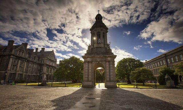 The front square at Trinity College Dublin.