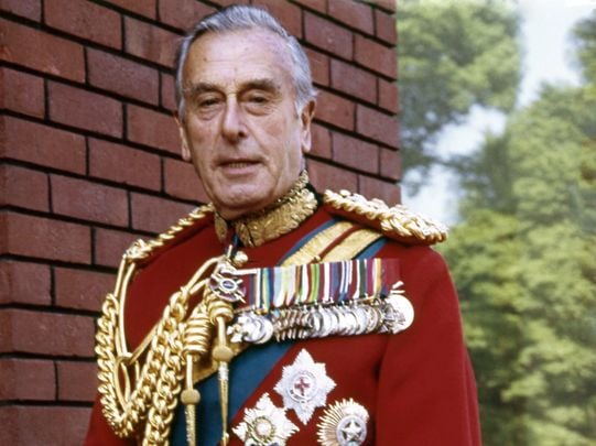 Lord Louis Mountbatten.